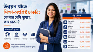 উন্নয়ন খাতে শিক্ষা-সংশ্লিষ্ট চাকরি