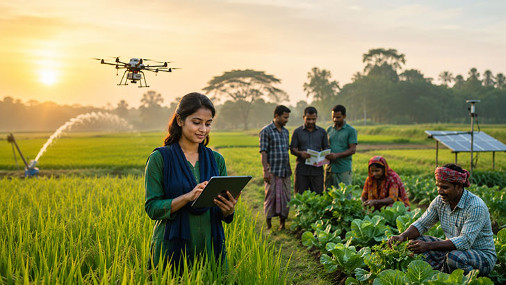 কৃষিতে নতুন চাকরির সম্ভাবনা: বদলে যাচ্ছে বাংলাদেশের গ্রাম